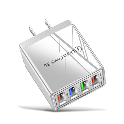 Caricatore USB Rapido 4 Porte Quick Charge 3.0