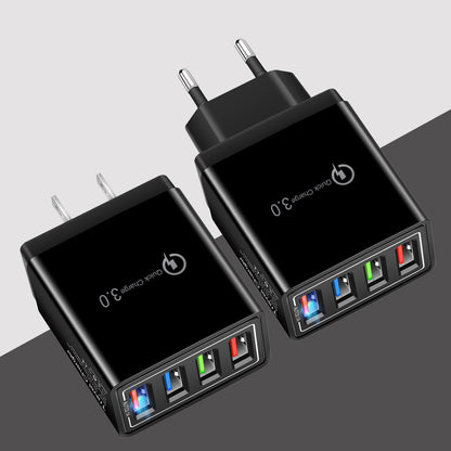 Caricatore USB Rapido 4 Porte Quick Charge 3.0