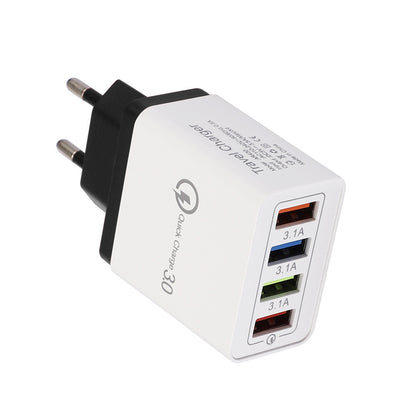 Caricatore USB Rapido 4 Porte Quick Charge 3.0