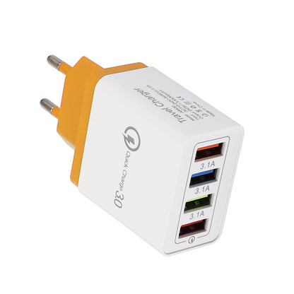 Caricatore USB Rapido 4 Porte Quick Charge 3.0