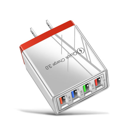 Caricatore USB Rapido 4 Porte Quick Charge 3.0