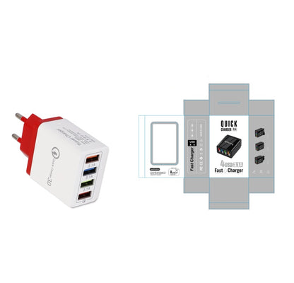 Caricatore USB Rapido 4 Porte Quick Charge 3.0