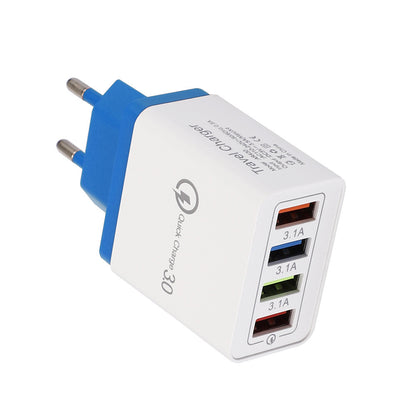 Caricatore USB Rapido 4 Porte Quick Charge 3.0