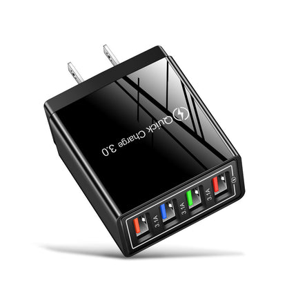 Caricatore USB Rapido 4 Porte Quick Charge 3.0