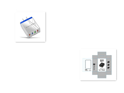 Caricatore USB Rapido 4 Porte Quick Charge 3.0