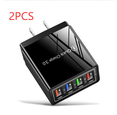 Caricatore USB Rapido 4 Porte Quick Charge 3.0