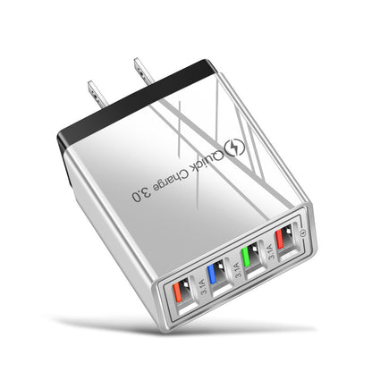 Caricatore USB Rapido 4 Porte Quick Charge 3.0