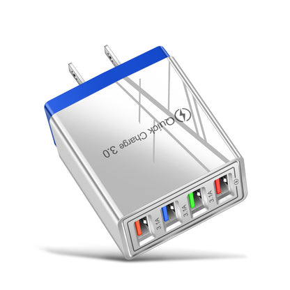 Caricatore USB Rapido 4 Porte Quick Charge 3.0
